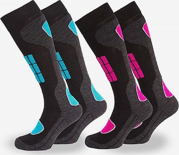 Occulto Sports socks 'Ski Maria' in Grey: front