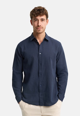 INDICODE JEANS Regular fit Business shirt 'Ceppo' in Blue: front