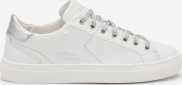 PR1MO Sneaker low 'Lunar' in Silber: Vorderseite