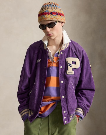 Polo Ralph Lauren - Casaco meia-estação em roxo: frente