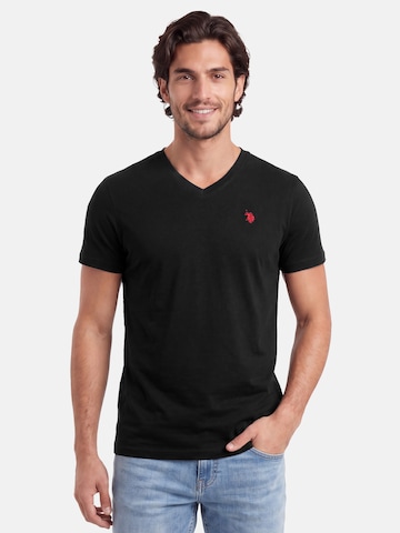 U.S. POLO ASSN. Shirt in Black: front