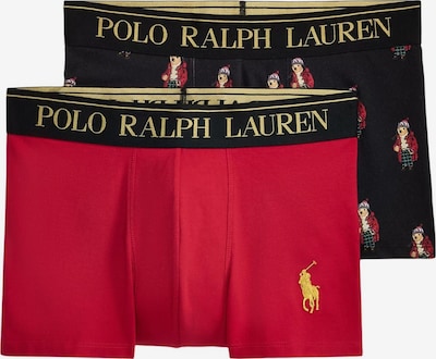 L dydžio Boxer trumpikės iš Polo Ralph Lauren, spalva – aukso geltonumo spalva / raudona / juoda, Prekių apžvalga