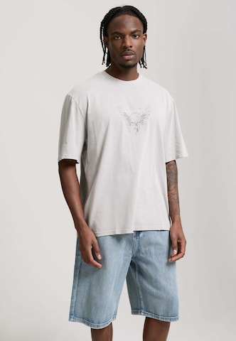 Ed Hardy Футболка 'Skull Rose' в Серый