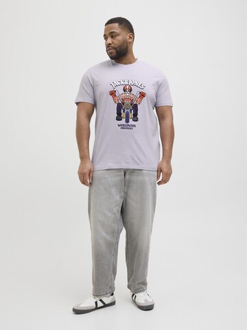 Jack & Jones Plus Shirt in Purple