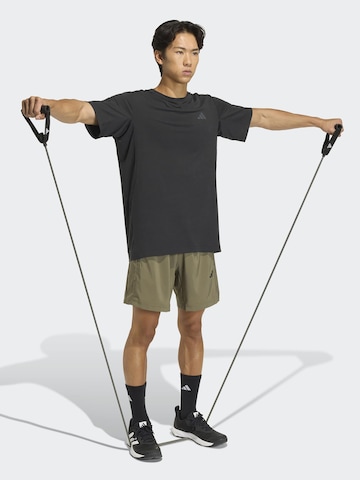 ADIDAS PERFORMANCE Обычный Спортивные штаны в Зеленый: спереди