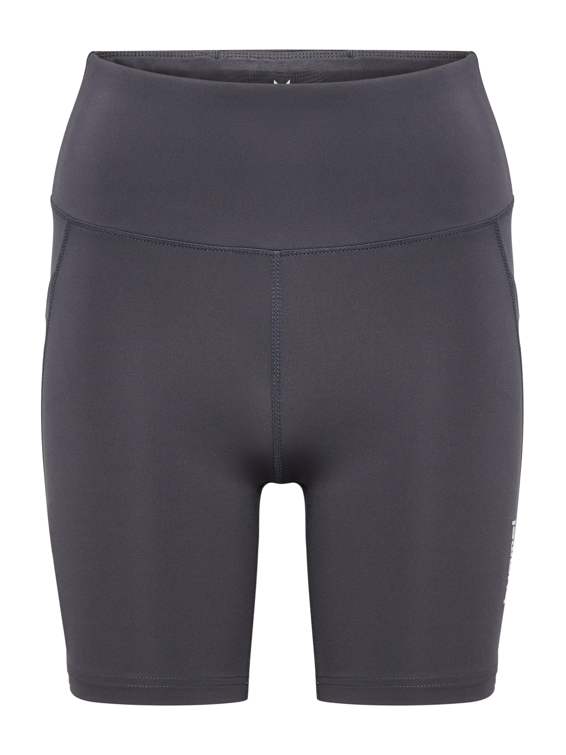 Hummel Skinny Παντελόνι φόρμας 'Pulse' σε μαύρο: μπροστά