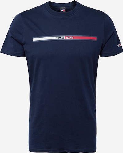 Tommy Jeans T-Shirt 'Essential' en bleu marine / rouge / blanc, Vue avec produit