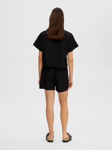 SELECTED Regular Trousers in Black