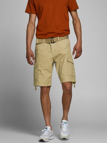 regular Pantaloni cargo 'Charlie' di JACK & JONES in marrone: frontale