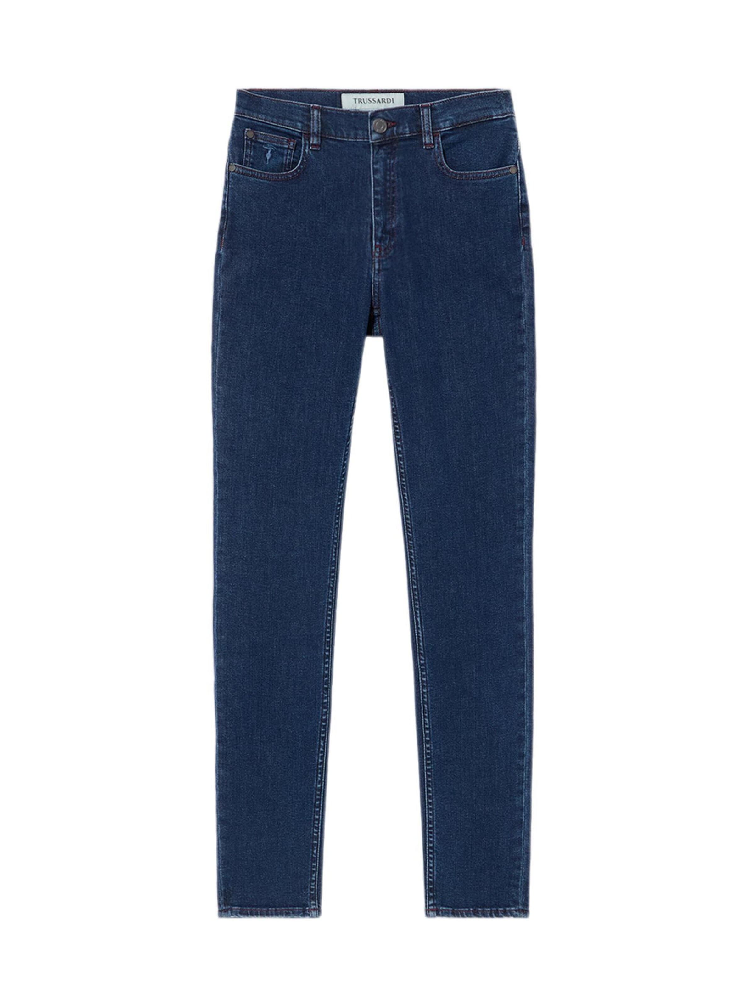 Trussardi Skinny Jeans in Blue: front