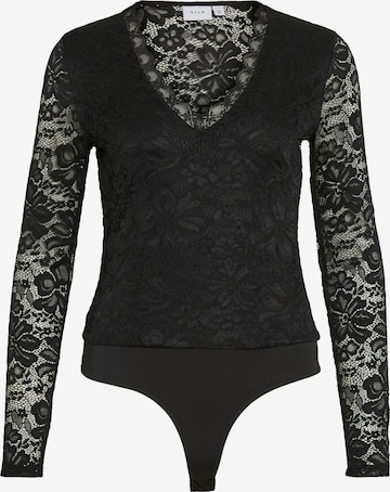 VILA Rövid body 'VIStrela' - fekete: elől