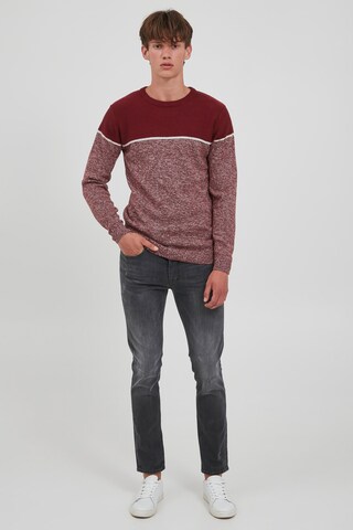 INDICODE JEANS Strickpullover 'LYNN' in Rot