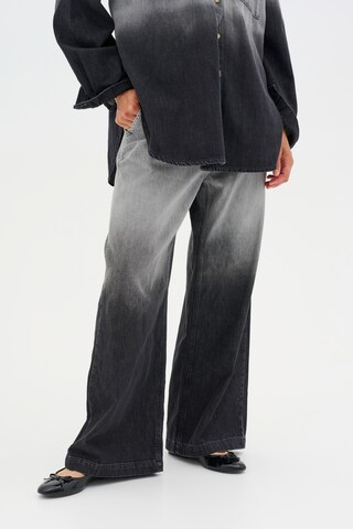 My Essential Wardrobe Loosefit Jeans in Grau: Vorderseite