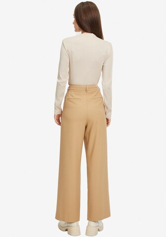 TAMARIS Wide Leg Hose in Beige