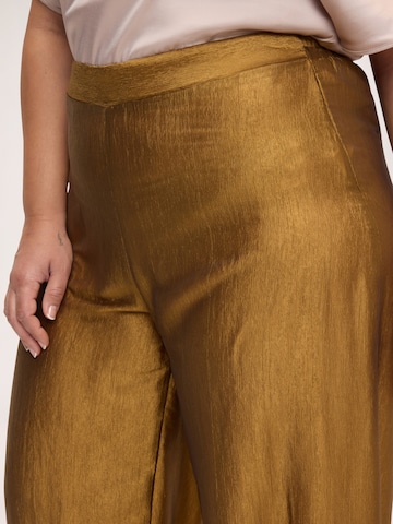 Baggy Pantalon Fiorella Rubino en or