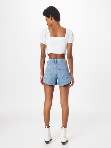 Gina Tricot Regular Shorts in Blau