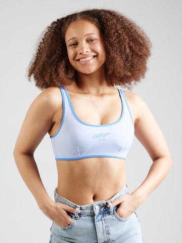Tommy Hilfiger Underwear Korzetová Horní díl plavek – modrá: přední strana