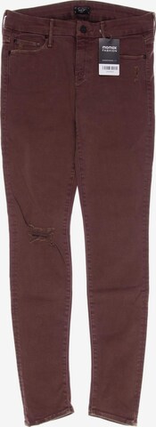 MOTHER Jeans in 27 in Brown: front