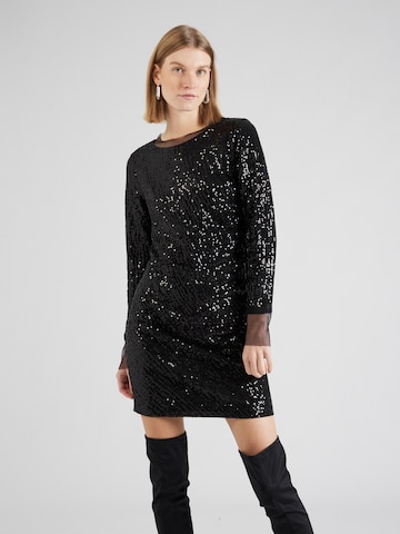 Rochie de cocktail 'Edegra' de la BOSS Black pe negru: față