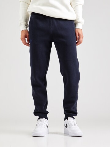 Superdry Tapered Broek 'Essential' in Blauw: voorkant