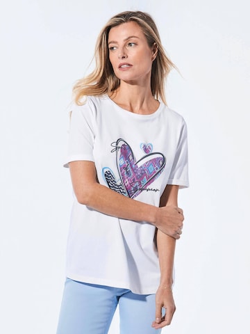 T-shirt Goldner en blanc : devant