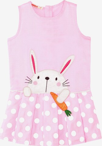 DENO Kids Kleid 'Carrot Love' in Pink: predná strana