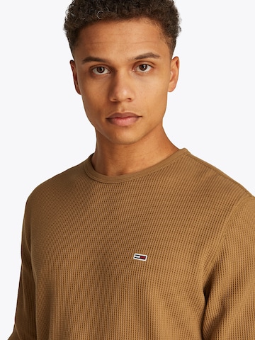 Tommy Jeans Тениска в бежово