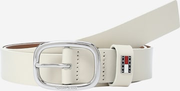 Ceinture Tommy Jeans en beige : devant