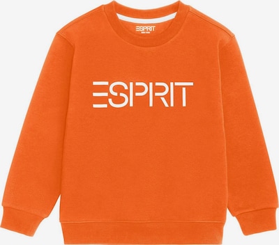 ESPRIT Sweat en orange / blanc, Vue avec produit