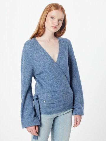 Cream Пуловер 'Fionas' в синьо: отпред