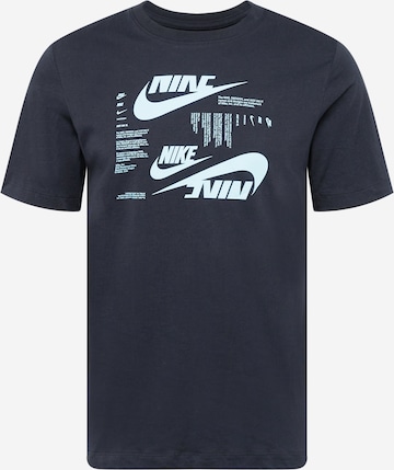 Nike Sportswear Shirt in Zwart: voorkant