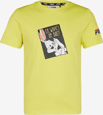 FILA T-Shirt 'Lawalde' in Gelb: predná strana