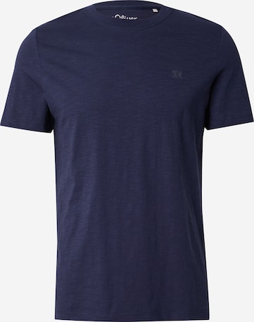 T-Shirt s.Oliver en bleu : devant
