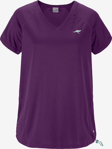 KangaROOS Performance Shirt in Purple: front