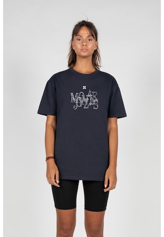 Maglia extra large 'Classic V.1 x Heavy' di MJ Gonzales in blu: frontale