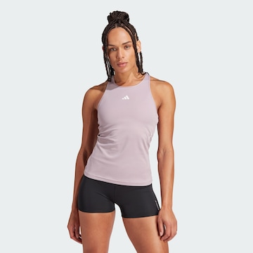 ADIDAS PERFORMANCE Sports Top in Purple: front