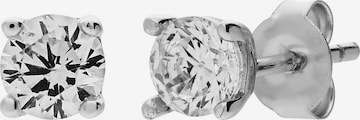 Boucles d'oreilles Lucardi en argent : devant