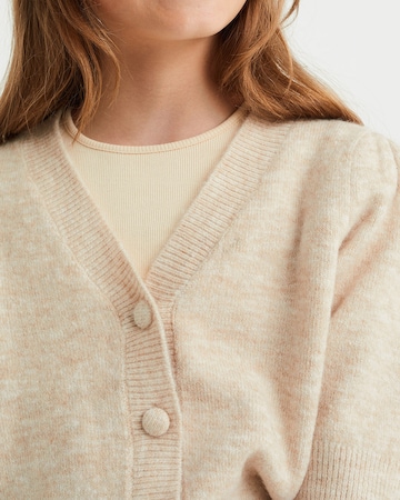 WE Fashion Knit cardigan in Beige