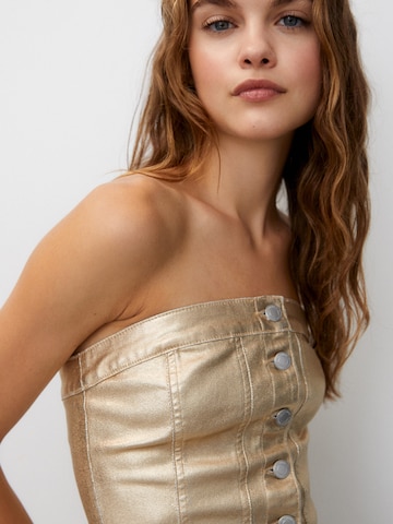 Pull&Bear Top in Goud