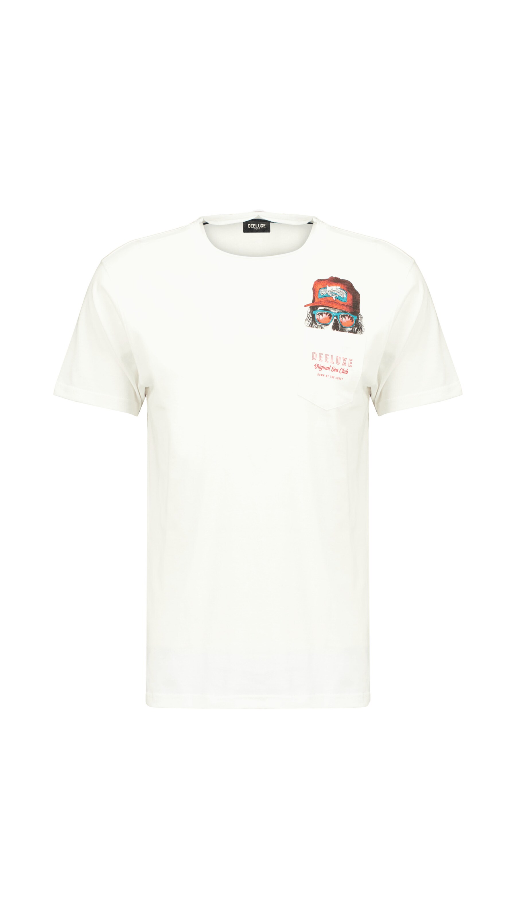 T-Shirt 'Mohona' Deeluxe en blanc : devant