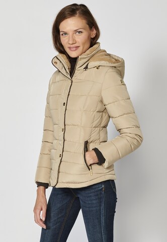 KOROSHI Winter parka in Beige