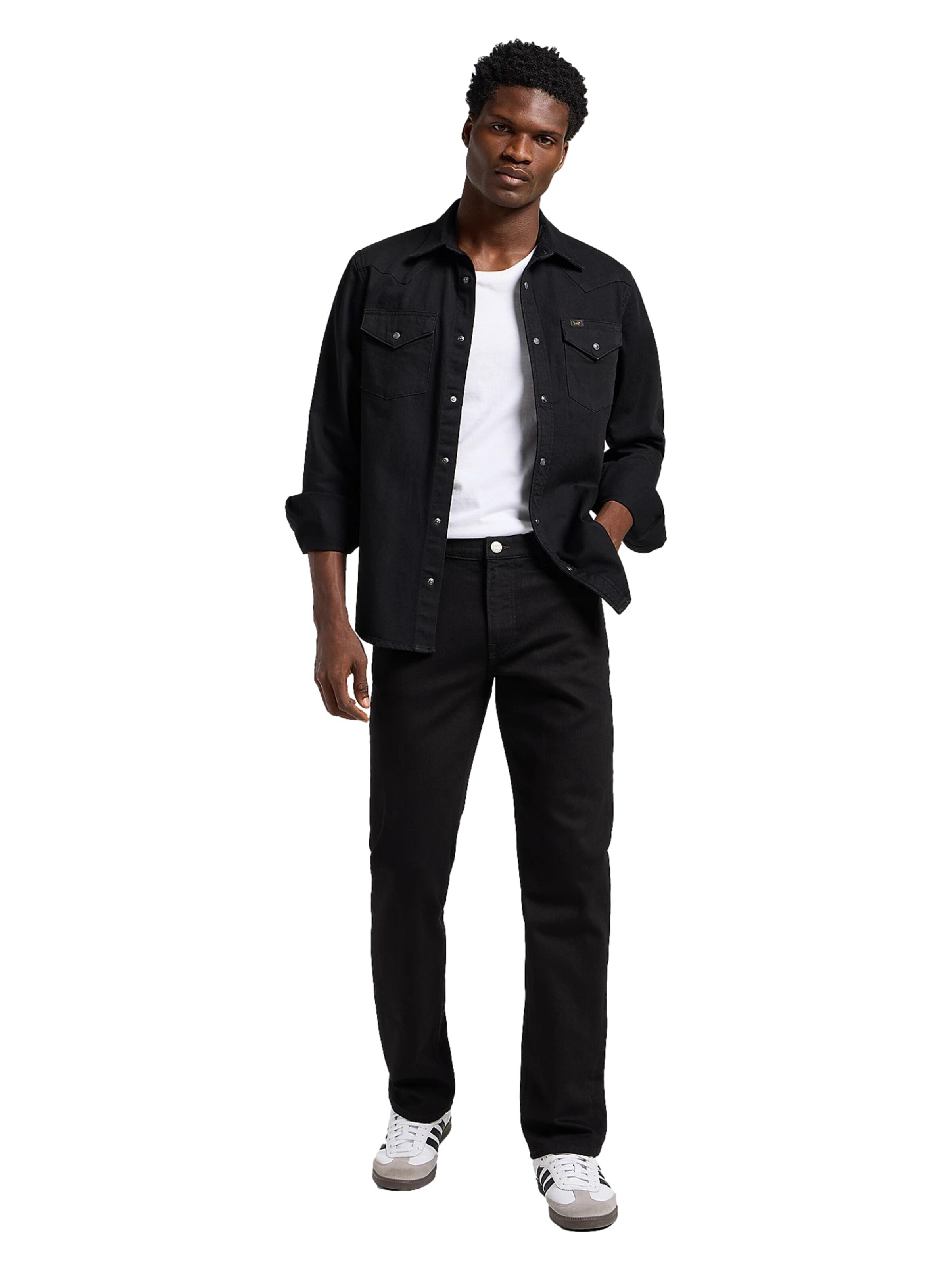 Regular fit Camicia di Lee in nero