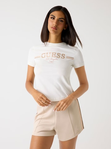GUESS T-Shirt in Weiß: Vorderseite