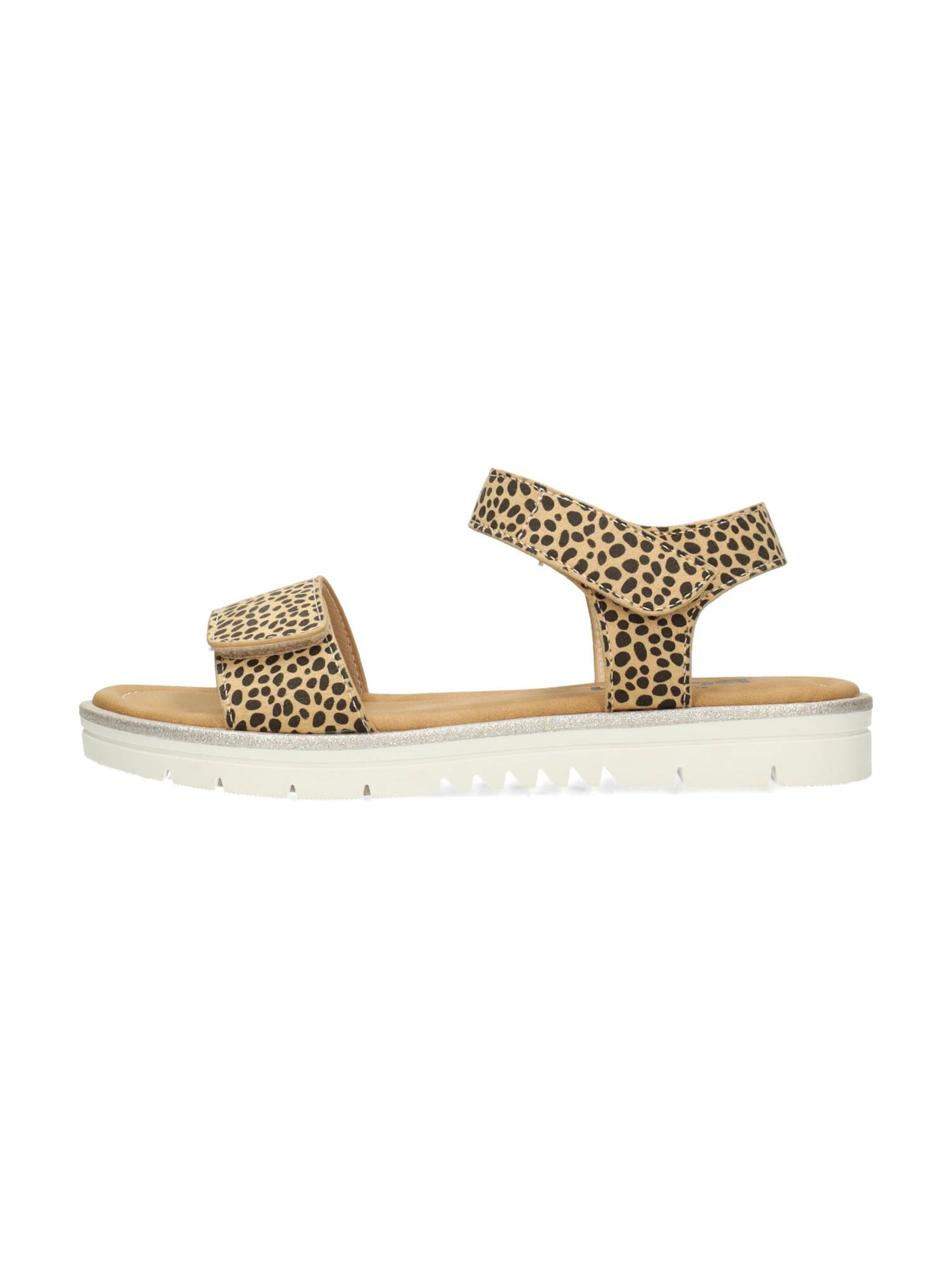 Sandales POSH by Poelman en beige : devant