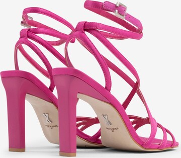 Sandales à lanières 'New-Aladin' BRONX en rose