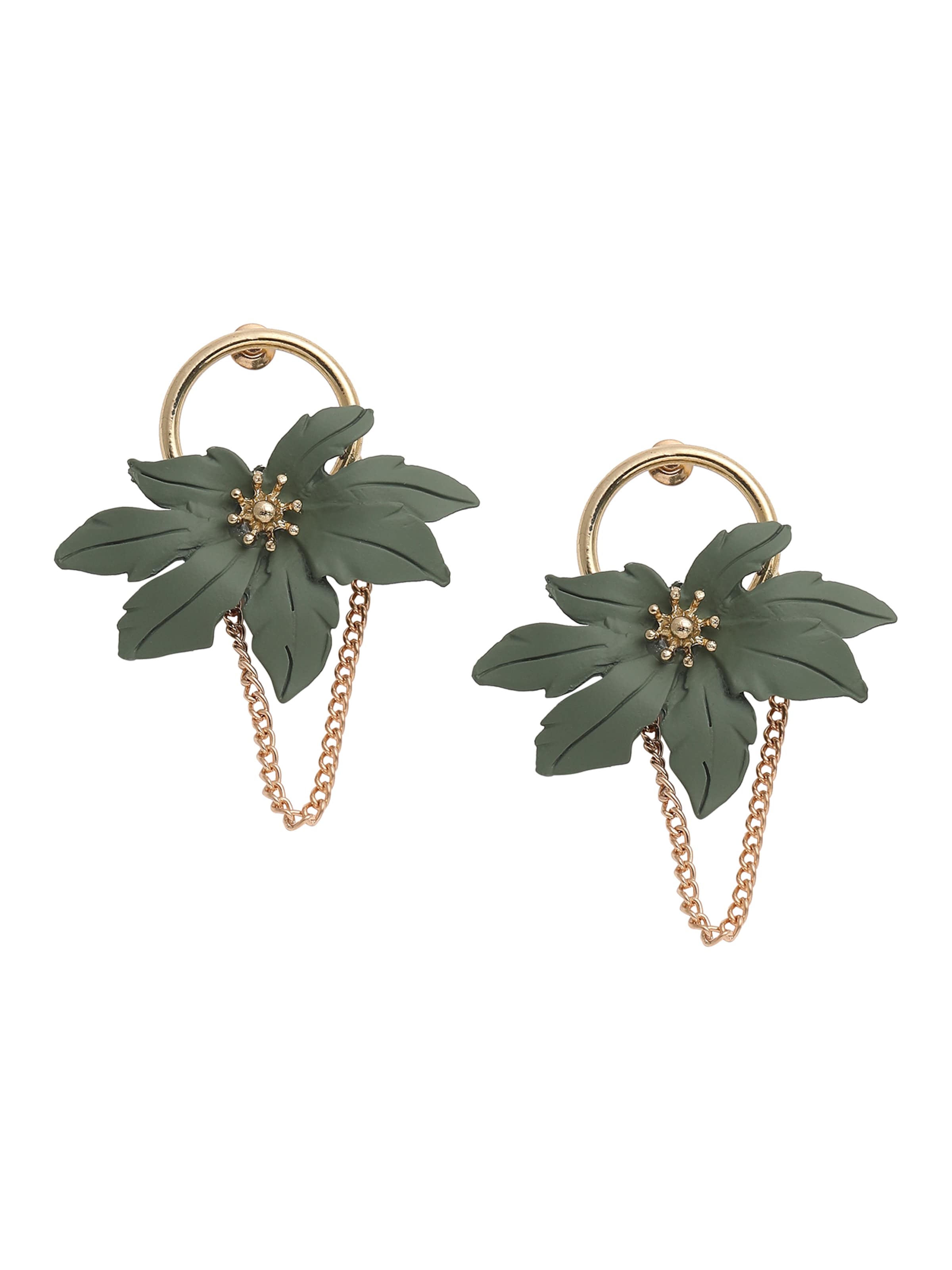 SOHI - Brincos 'Nithya' em ouro: frente