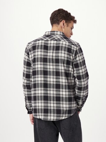 REPLAY Regular fit Button Up Shirt in Black