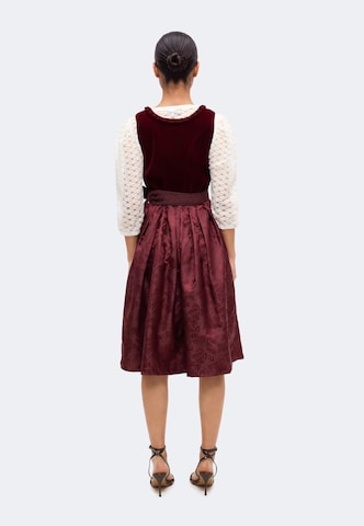 sarkans MARJO "Dirndl" stila kleita 'GY-13-Rabenstein'