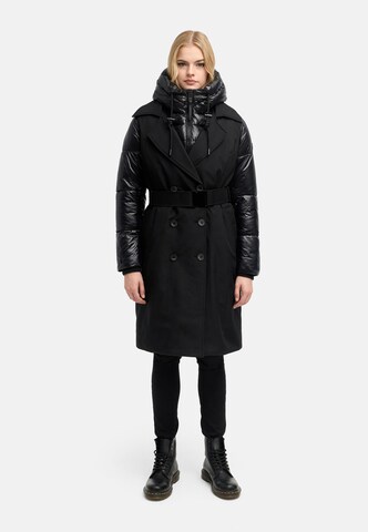 NAVAHOO Winter coat 'City-Glow 14' in Black