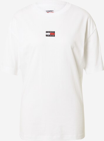 Maglia extra large di TOMMY HILFIGER in bianco: frontale